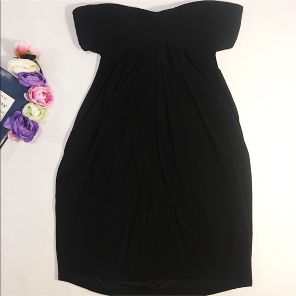 BCBGMaxAzria Dresses & Skirts - BCBG MAXAZRIA Black Mini Dress Medium Open Back